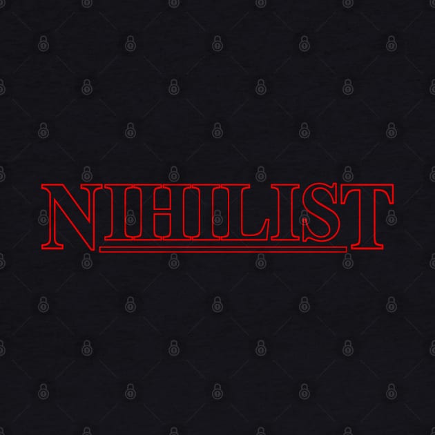 Nihilist Stranger Things Logo Design by DankFutura